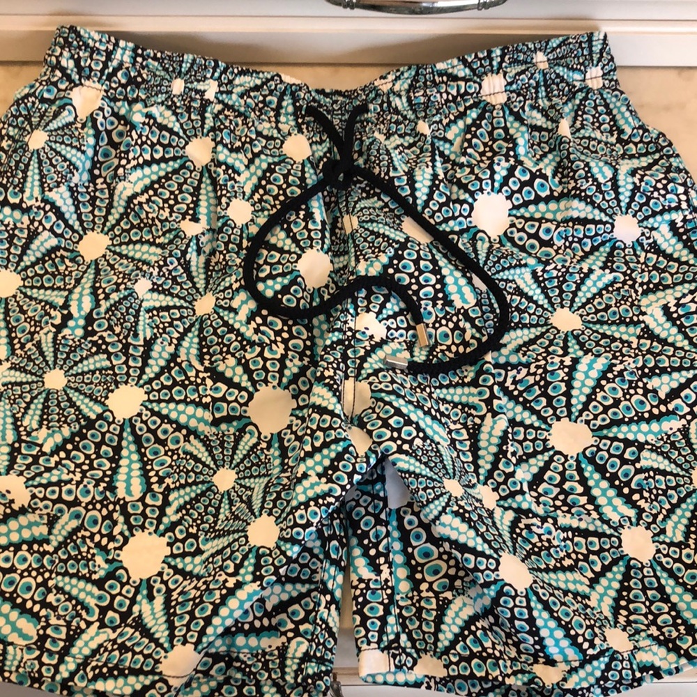 MEN VILEBREQUIN brand new swim trunk XXL L blue